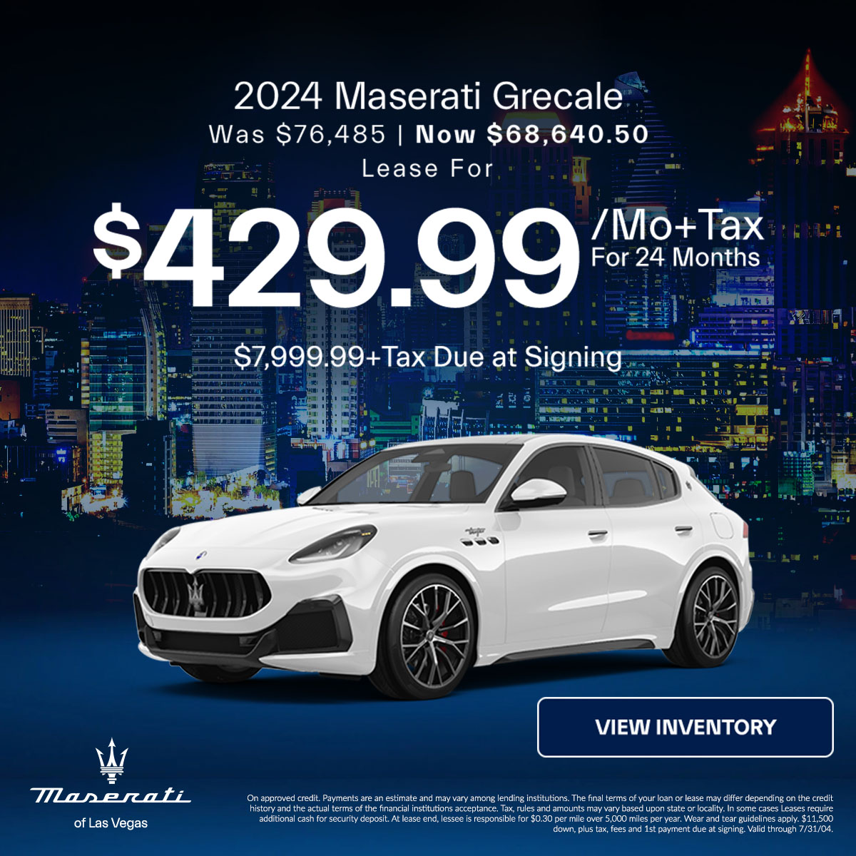 Luxury Vehicle Specials In Las Vegas, NV Towbin Motorcars